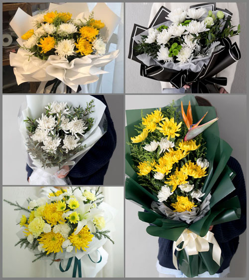 贵州毕节市赫章县财神镇大路边村白事花束代送